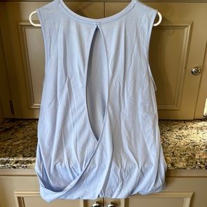 Athletic essence open back, drape sleeveless